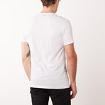 T-Shirt // White + Surf (S)