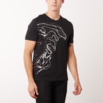 Versace Collection T-Shirt // Black + Silver (S)