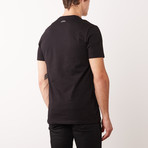 Versace Collection Medusa Corner T-Shirt // Black + Silver (L)
