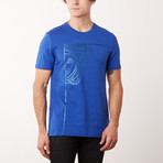 Versace Collection Medusa Corner T-Shirt // Royal Blue (XL)