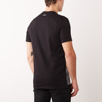 Versace Collection T-Shirt // Black + Gray + Orange (XL)
