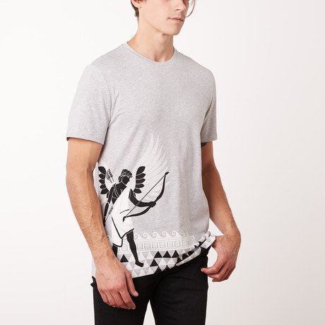 Versace Collection T-Shirt // Gray + Black + White (S)