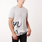 Versace Collection T-Shirt // Gray + Black + White (L)