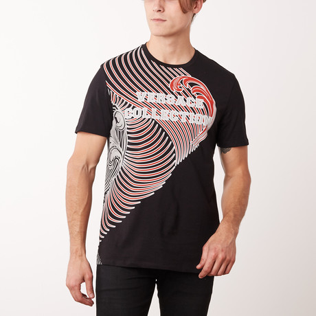 Versace Collection T-Shirt // Black + Red (S)