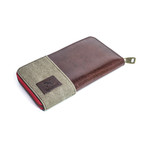 Leather Hillary Wallet // Dark