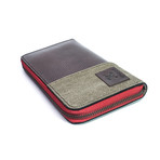 Leather Hillary Wallet // Dark