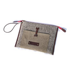 Canvas Hillary Sleeve Bag // Dark