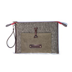 Canvas Hillary Sleeve Bag // Dark