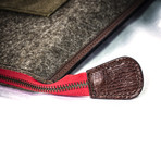 Canvas Hillary Sleeve Bag // Dark