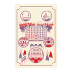 The Grand Budapest Hotel Print (13"W x 19"H)