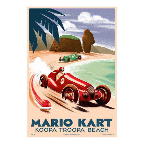 Mario Kart Grand Prix Print (13"W x 19"H)