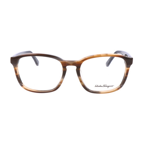 Men's SF2739 Optical Frames // Striped Brown