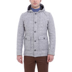 Arthur Slim Fit Wool Coat // Gray (Euro: 44)