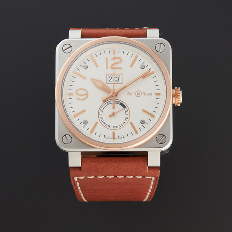 Bell & Ross Aviation Opaline Dial Automatic // BR0390-BICOLOR // Store Display