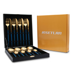 Cutlery Gift Box // Blue + Gold