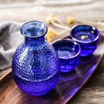 Hammer Glass Wine Set Series (Blue)