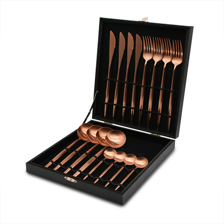 Cutlery Gift Box // Rose Gold