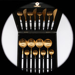 Cutlery Gift Box // White + Gold