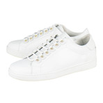 Salvatore Ferragamo // Vulcano' Leather Sneakers // White (US: 10)
