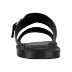 Salvatore Ferragamo // Filicudi Leather Sandals // Black (US: 6.5W)