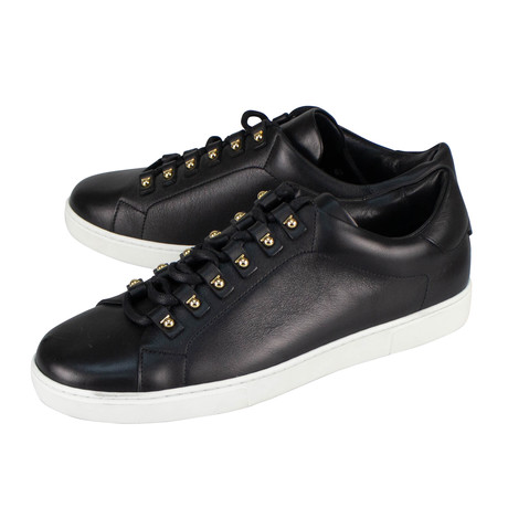 Salvatore Ferragamo // Vulcano' Leather Sneakers // Black (US: 5)