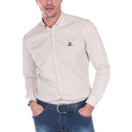 Rick High Quality Basic Shirt // Ecru (S)