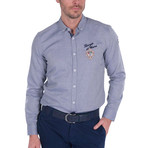 Alfred Oxford Shirt // Navy (XL)