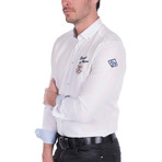 Leonel Oxford Shirt // White (S)