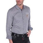 Abe Oxford Shirt // Black (2XL)