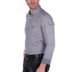 Abe Oxford Shirt // Black (2XL)