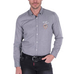 Abe Oxford Shirt // Black (2XL)