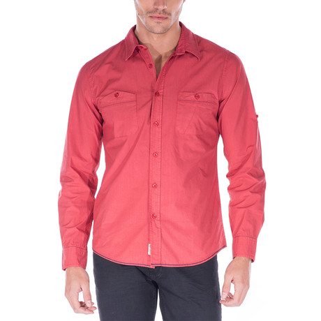 Alejandro Basic Shirts // Light Red (S)