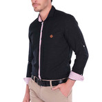 Lazaro High Quality Basic Shirt // Black (S)