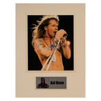 Axl Rose // Guns 'N' Roses // // Signed Photo