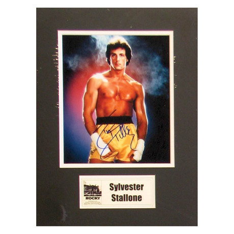 Sylvester Stallone // Signed Photo