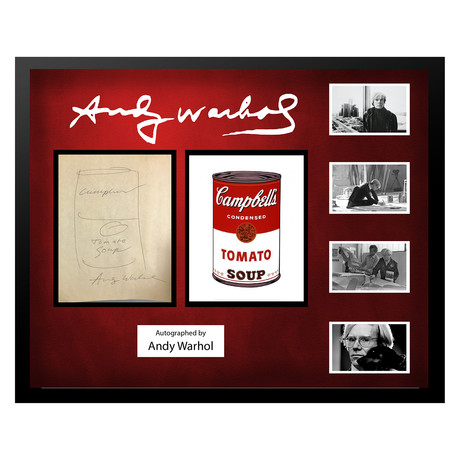 Signed + Framed Collage // Andy Warhol