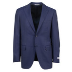 Canali // Striped Wool Relaxed Fit Suit // Blue (US: 46S)