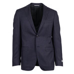 Canali // Striped Cashmere Blend Slim Fit Suit // Gray (US: 48R)