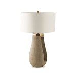 Gray Table Lamp