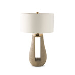 Gray Table Lamp