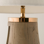 Gray Table Lamp