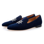 Timon Suede Slippers // Navy (Euro: 45)