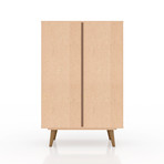 Marcy 1-Drawer Storage Cabinet (White)