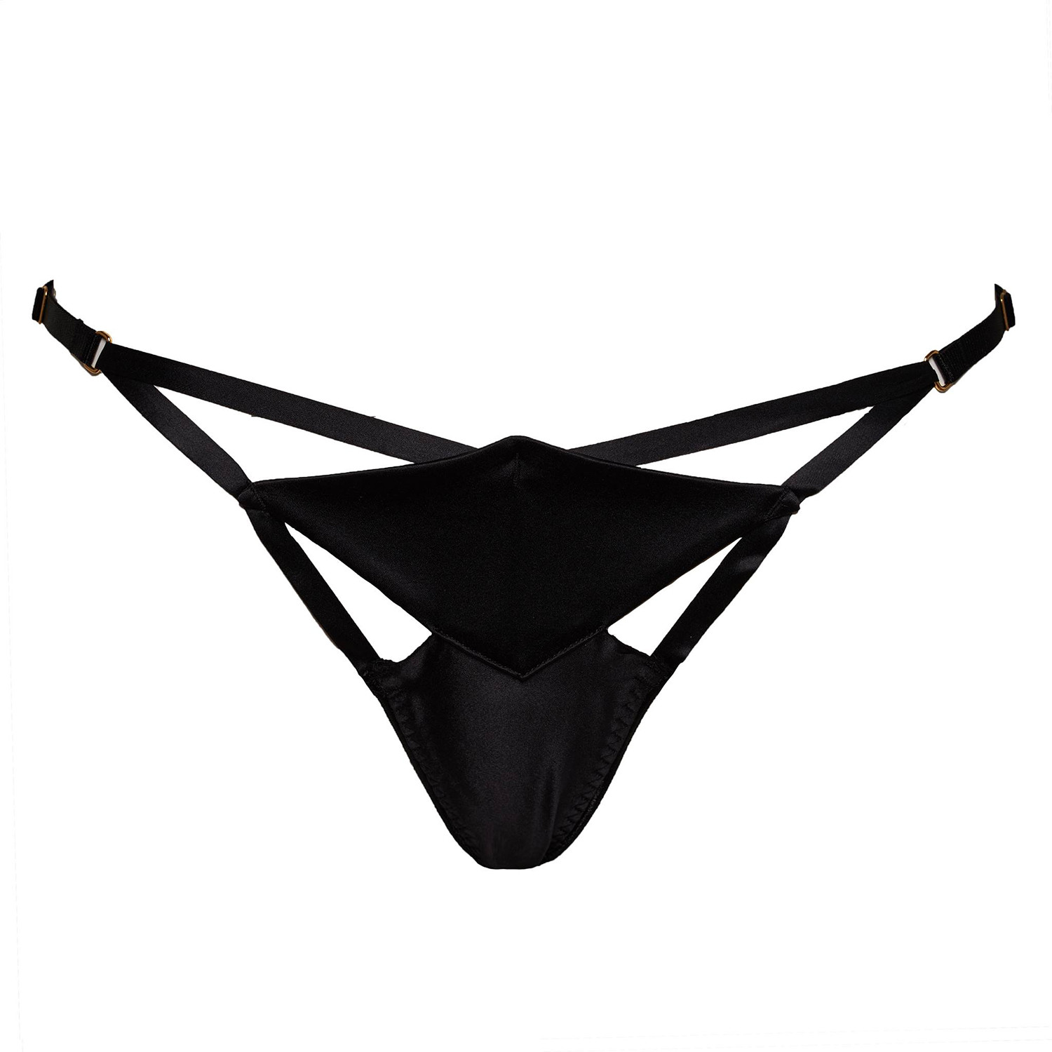 Diamond Thong // Black (S) - Ludique - Touch of Modern