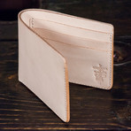 Natural Vegetable Tanned Leather Bifold