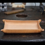 Natural Vegetable Tanned Leather Catchall Tray