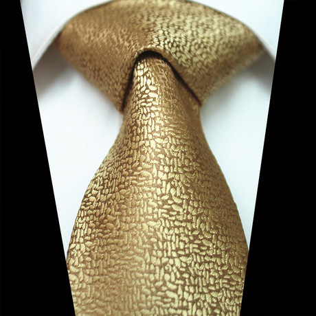Silk Neck Tie // Gold