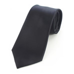 Silk Neck Tie + Gift Box // Solid Black
