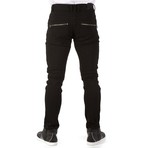 Black Zipper Back Pocket Jean // Black (30WX30L)