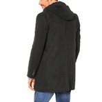 PLT7641 Dewberry Overcoat // Black (S)